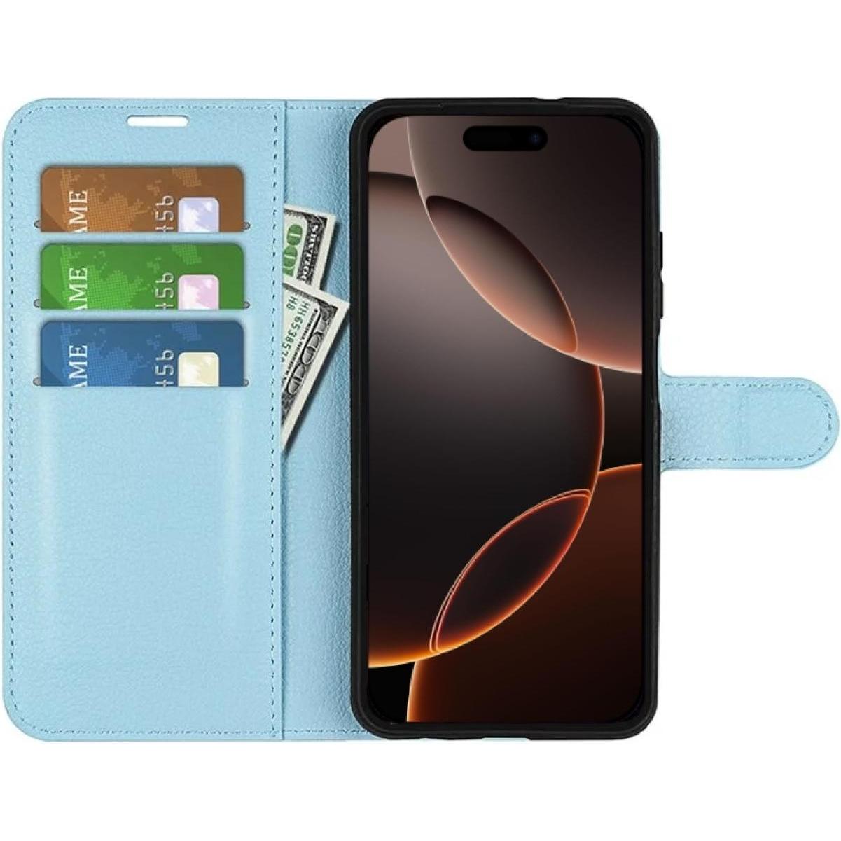 Screenguard Apple iPhone 16 Pro Max Leather Guard Lederhülle (Apple iPhone 16 Pro Max), Smartphone Hülle, Blau