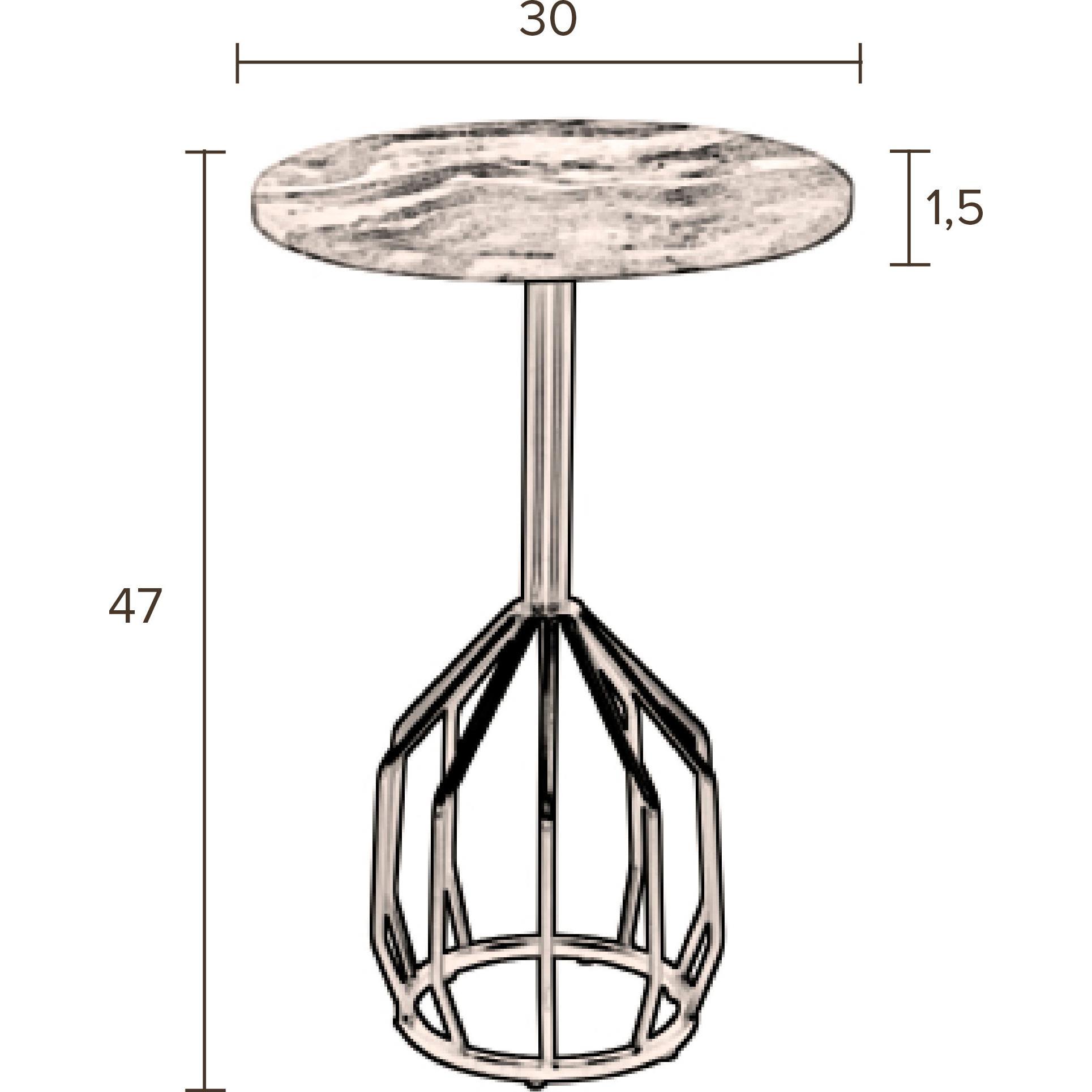Thumbnail - Dutchbone, Couchtisch + Beistelltisch, Table (30 x 30 x 47 cm)