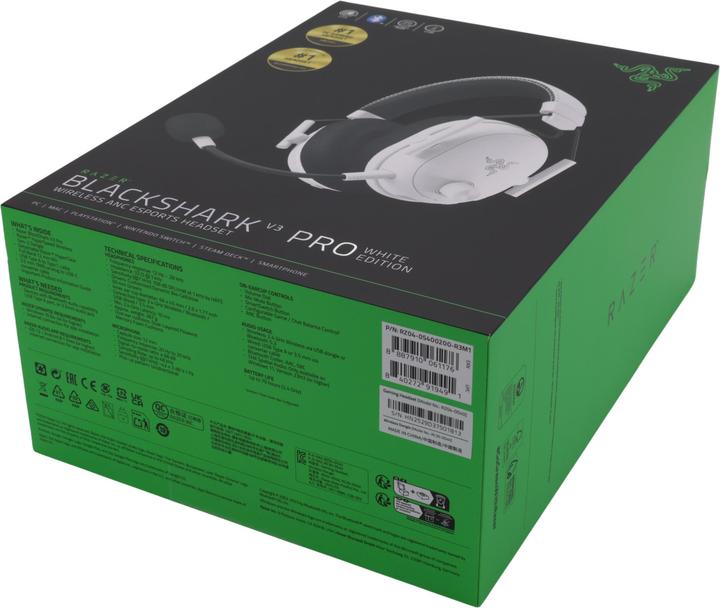 Produktbild Razer BlackShark V3 Pro - Black (Kabelgebunden, Kabellos)