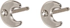 Out of the blue Oorbellen 925 Sterling zilver, maan (925 Sterling zilver)