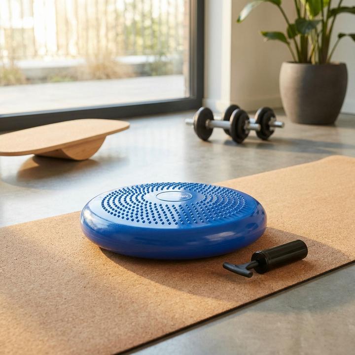 Actual product image Relaxdays 33 cm Balance Disc with Air Pump