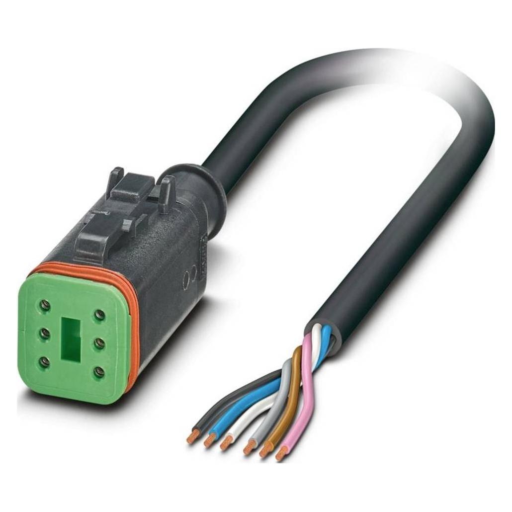 Phoenix Contact Sensor/actuator kabel, Kabels + Stekkers, Zwart