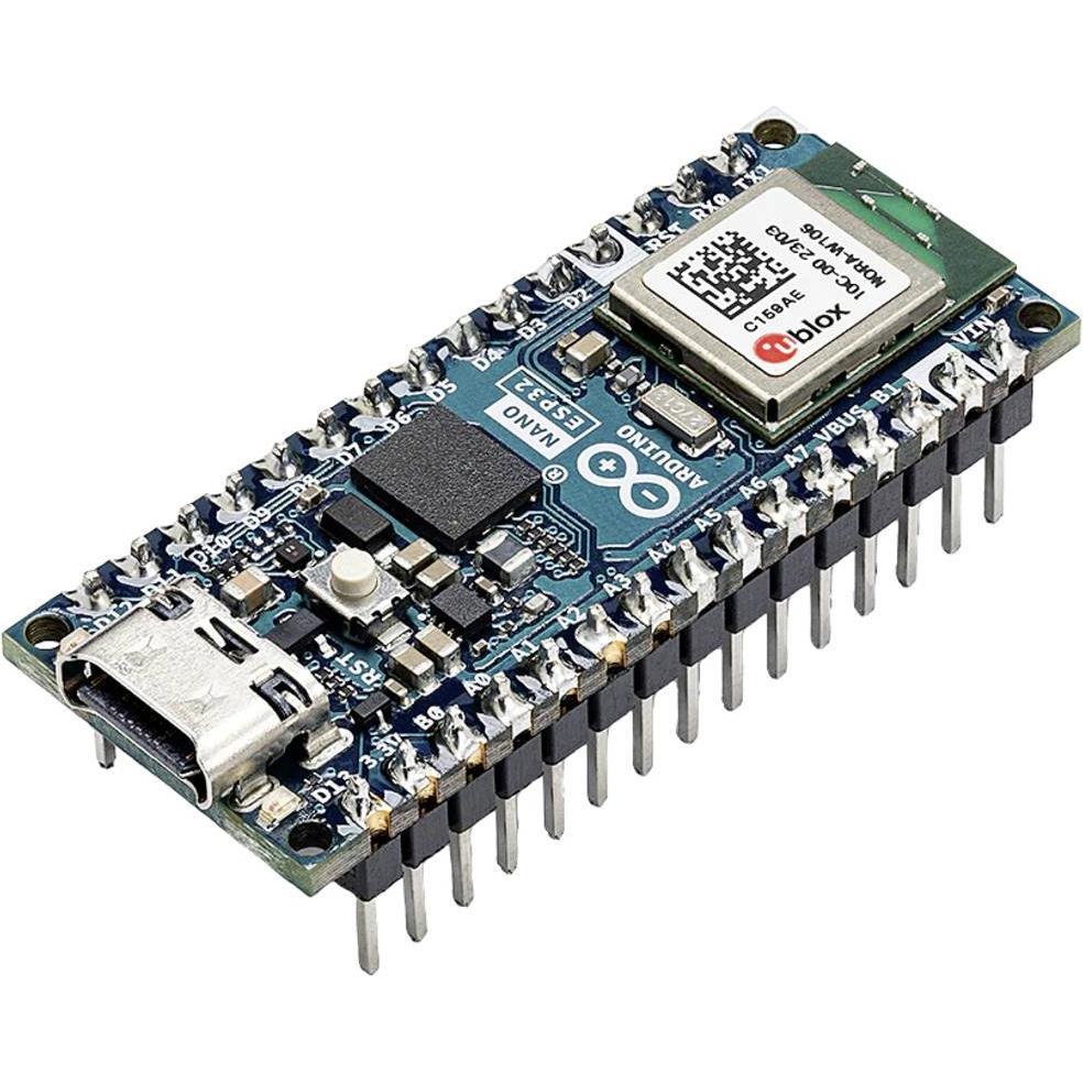 Arduino ABX00083 Scheda Nano ESP32 con intestazioni Nano, Scheda + Kit di sviluppo