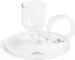 Actual product image HAY Tiny Candleholder Curved - Clear
