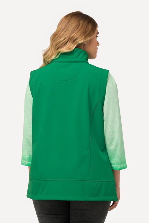 Image du produit Ulla Popken Veste Softshell, avec doublure en polaire. Col montant et fermeture à glissière à double sens. (46, 48)