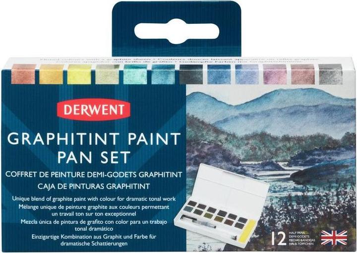 Immagine prodotto Derwent Set di 12 pentole Graphitint (Bianco)