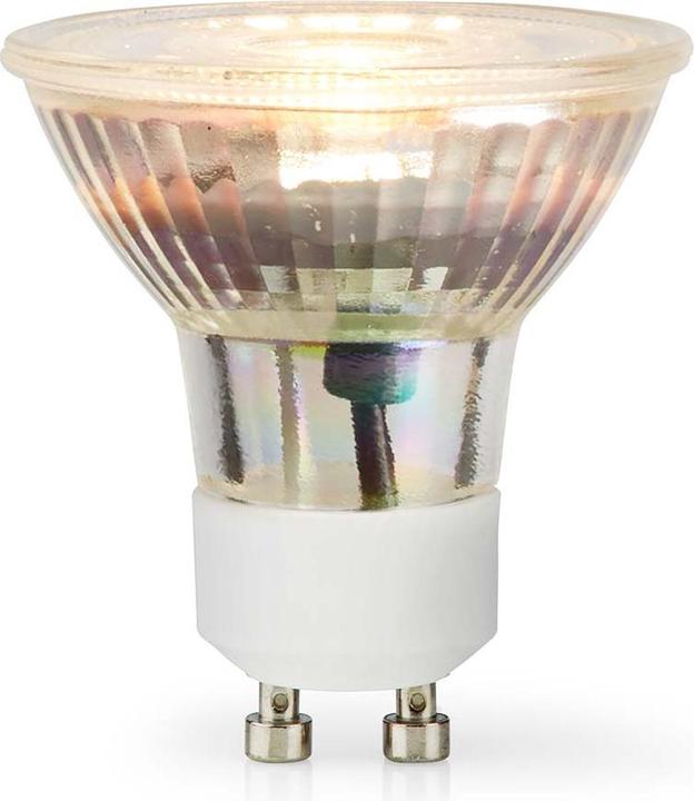 Image du produit Nedis LBGU10P163P3 Lampe LED GU10 Spot 4.5 W 345 lm 2700 K blanc chaud Nombre de lampes dans l'emballage (GU10, 4.50 W, 345 lm, 3 x, F)