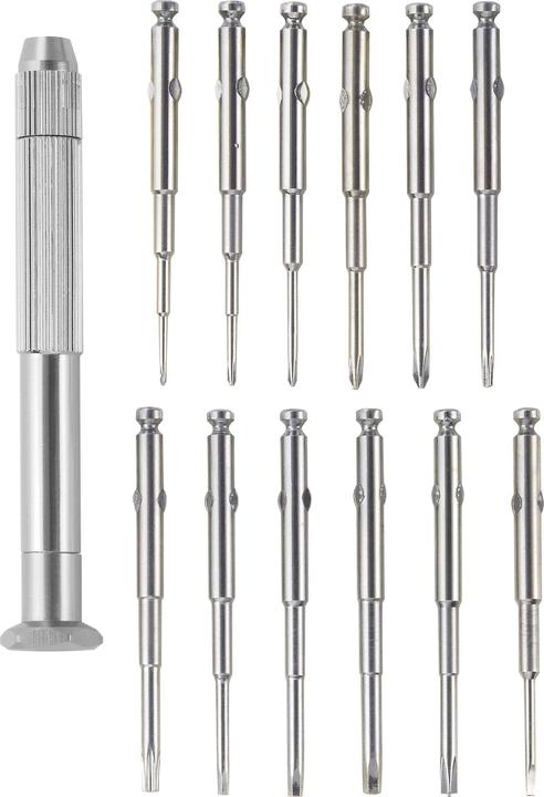 Image du produit Toolcraft Jeu de tournevis de précision de 13 pièces