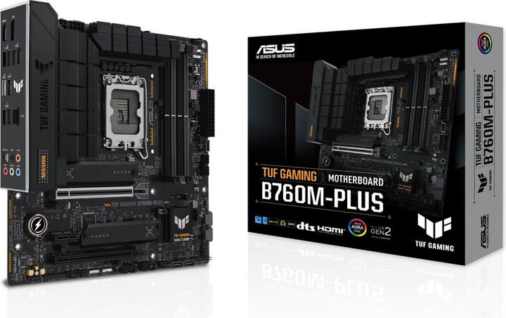 Produktbild ASUS TUF GAMING B760M-PLUS (LGA 1700, Intel B760, mATX)