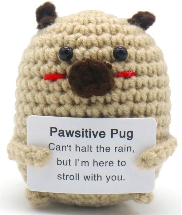 Image du produit Gestrickter Positiver Mops 7.5 cmm