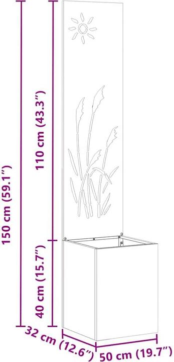 Produktbild VidaXL Aussenwandkunst