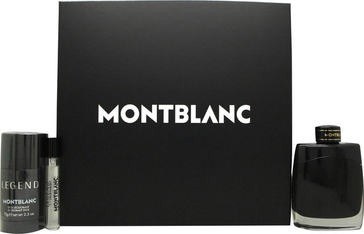 Montblanc Mont Blanc Legend for Men 3 Stück Geschenkset (Parfum Set)