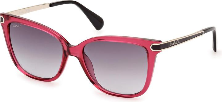 Actual product image Max&Co. Round Injected Fuchsia Smoke Sunglasses