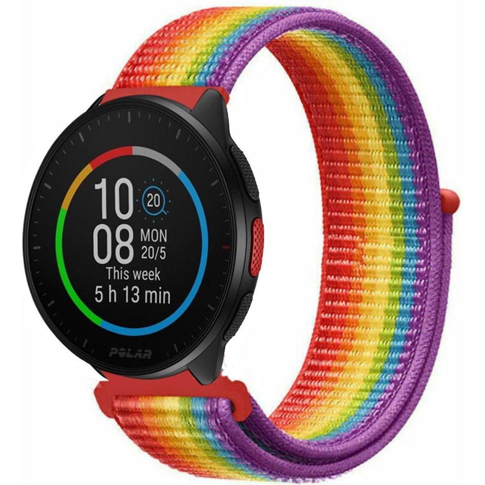 Thumbnail - Strap-it Nylonarmband (20 mm, Nylon, Pacer), Uhrenarmband, Mehrfarbig