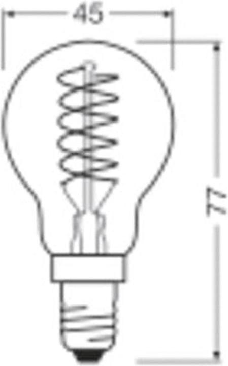 Immagine prodotto Ledvance Lampada a goccia a LED (E14, 470 lm, 1x)