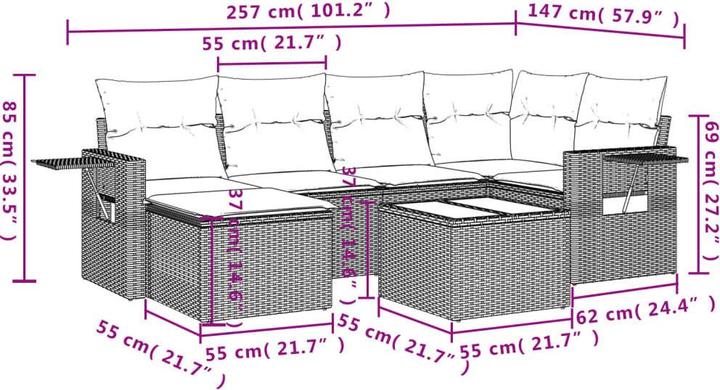 Produktbild vidaXL Legend