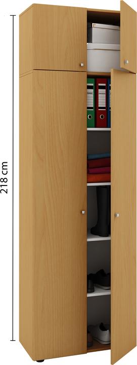 Immagine prodotto VCM Armadio multiuso in legno serie Vandol con ante a battente (70 x 40 cm)