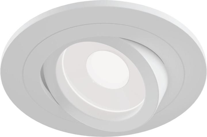 Produktbild Maytoni Atom Downlight, Einbauleuchte GU10 hellgrau Ø92mm (940 lm, GU10)