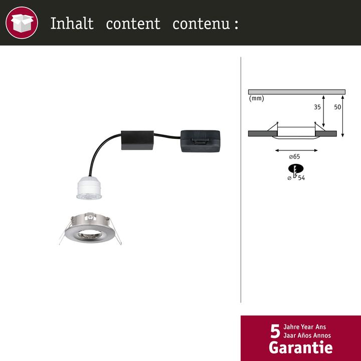 Produktbild Paulmann Einbauleuchte Nova Mini (310 lm)