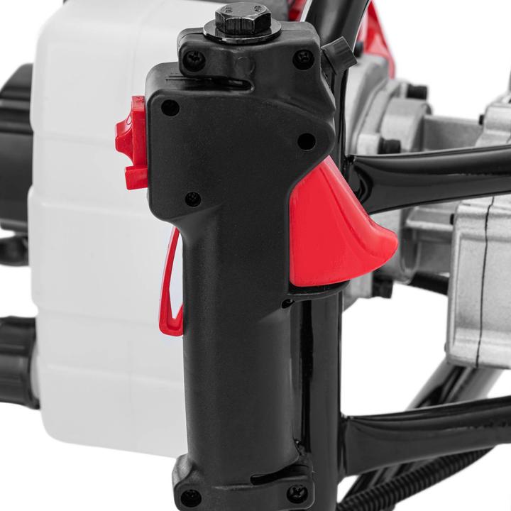 Produktbild Hillvert Erdbohrer Erdlochbohrer Pfahlbohrer Benzin Erdbohrgerät 1,6 kW sechs Bohrer (80 mm, 100 mm, 150 mm, 200 mm, 250 mm, 300 mm)