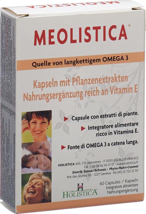 Produktbild Holistica Meolistica Kapsel (60 Stück, Kapseln, 72 g)