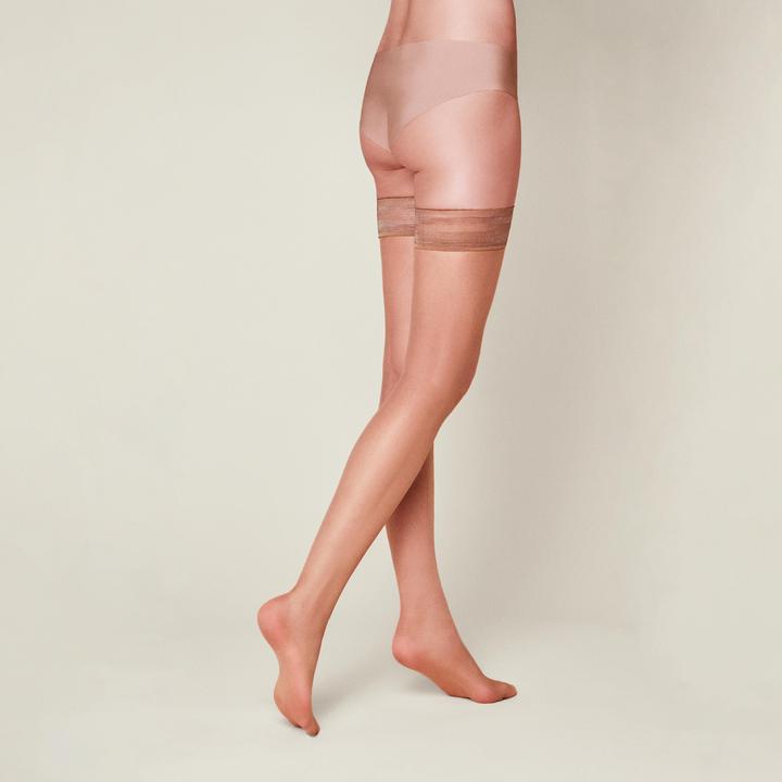 Image du produit Kunert Beauty 7 (Lot de 3) Bas autofixants, couleur 054 cashmere, taille 35-37 (7 DEN, 35 - 37)