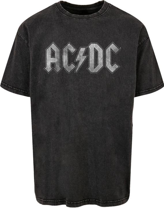 Produktbild Merchcode ACDC - Logo Acid Washed Oversize Tee - 165697 (M)