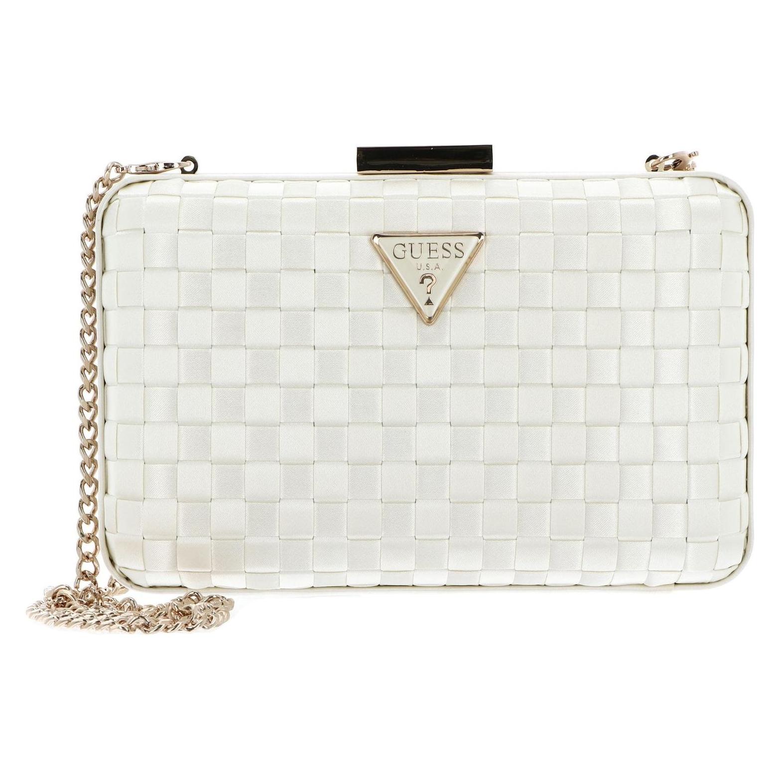 Guess, Damen, Handtasche, Twiller Minaudiere Bag, Beige