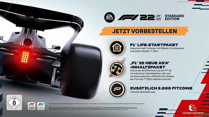 Immagine prodotto EA Games F1 22 (PS4, Multilingue)