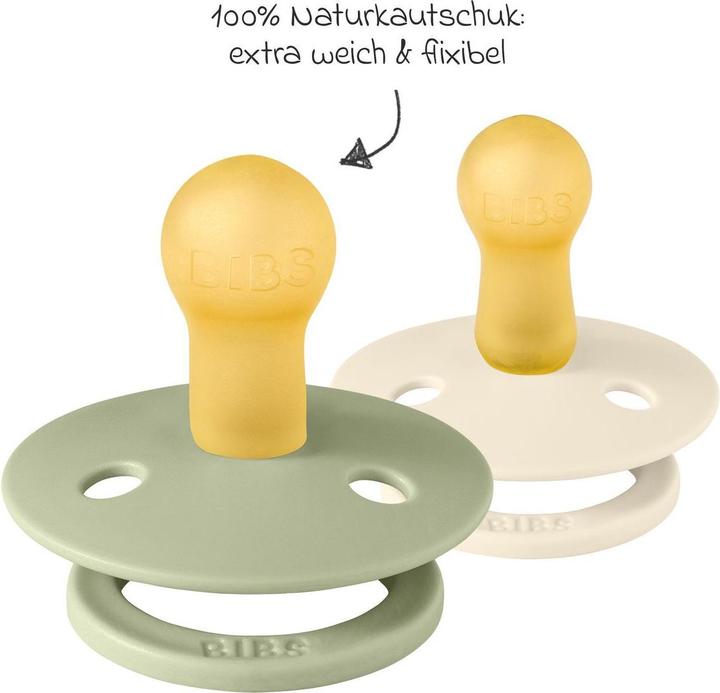 Productafbeelding Bibs - x Moomin Pacifier Colour 2 Pack Friends - Ivory - Size 1 (2x, 0 - 6 Maanden)