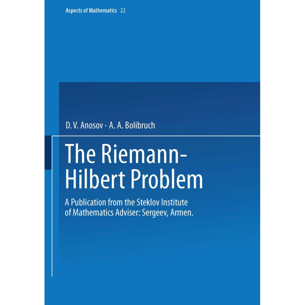 The Riemann-Hilbert Problem, Fachbücher