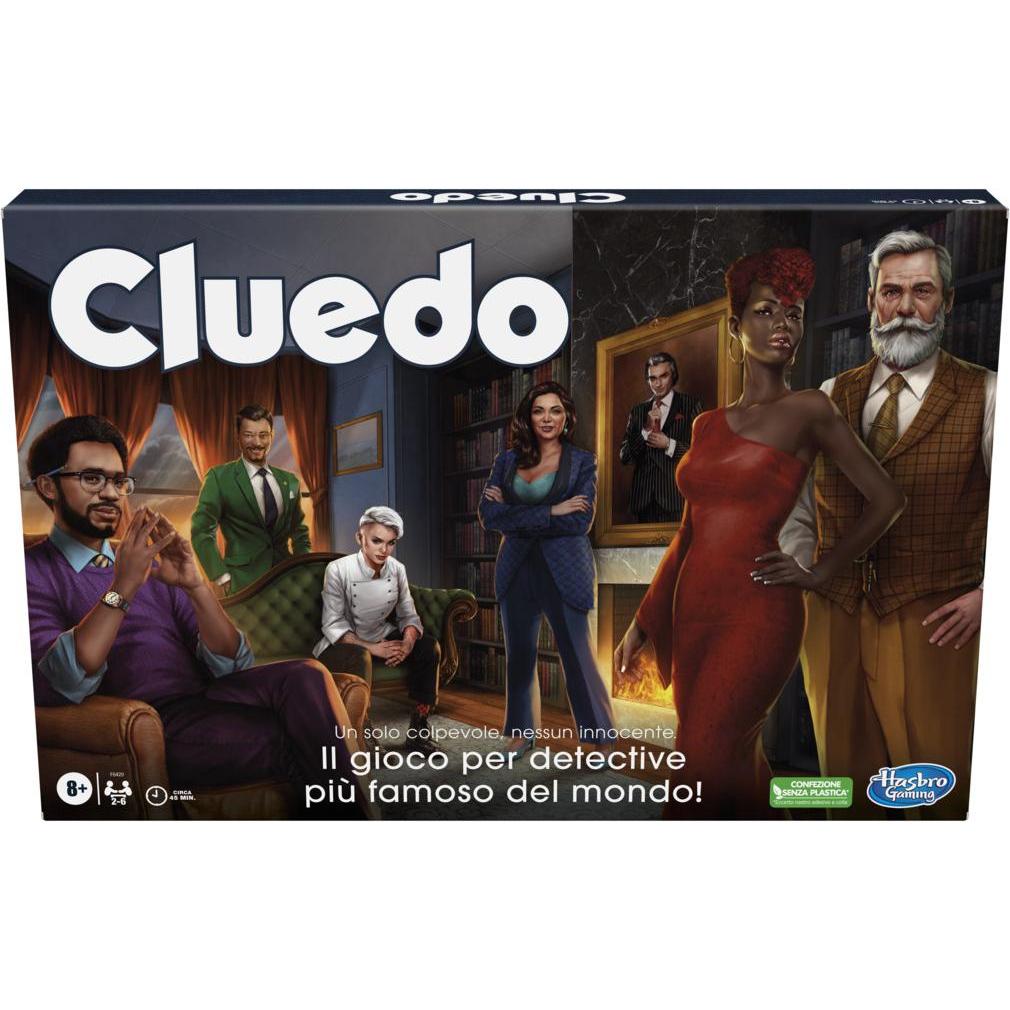 Thumbnail - Hasbro Gaming Cluedo Brettspiel, neu gestaltetes Cluedo für 2–6 Spieler, Detektivspiel, Familienspiel für Kinder u (Ital...