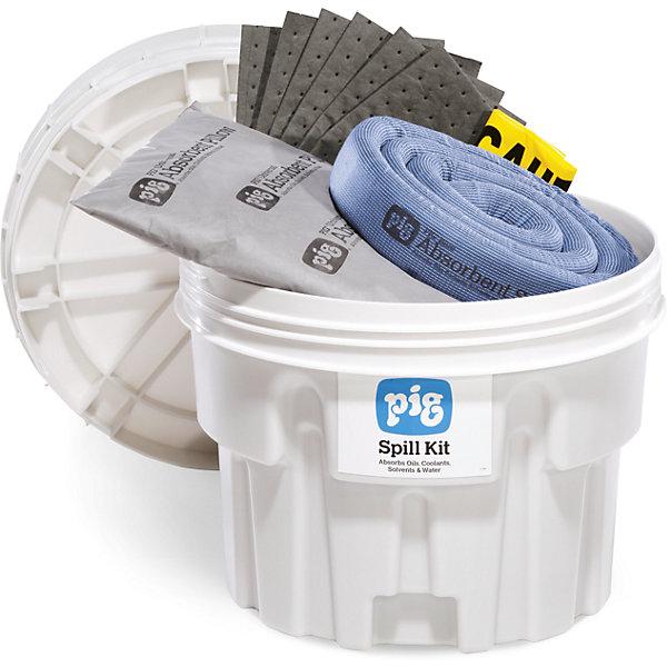 Actual product image Pig Emergency kit in a 76 l safety drum, universal version, absorbs 46 l. (1 pcs.)