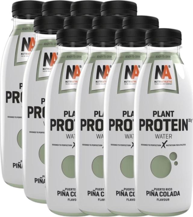 Immagine prodotto Nutriathletic Acqua proteica vegetale Piña Colada portoricana (Ananas, 12 x)