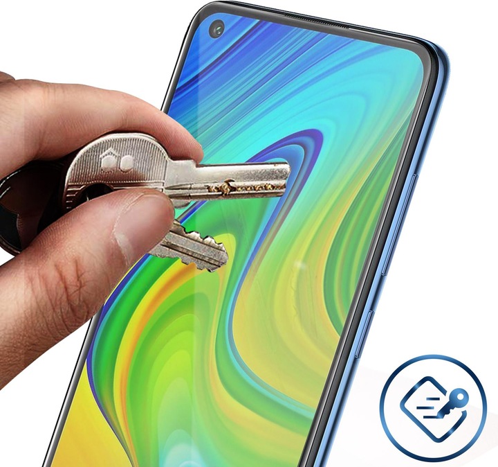 Produktbild Avizar Kristallklare Folie, Glas-Displayschutz (1 Stück, Xiaomi Redmi Note 9)