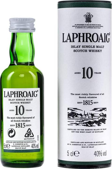 Immagine prodotto Laphroaig 10 anni (Single Malt, Whisky scozzese, 1 x 5 cl)
