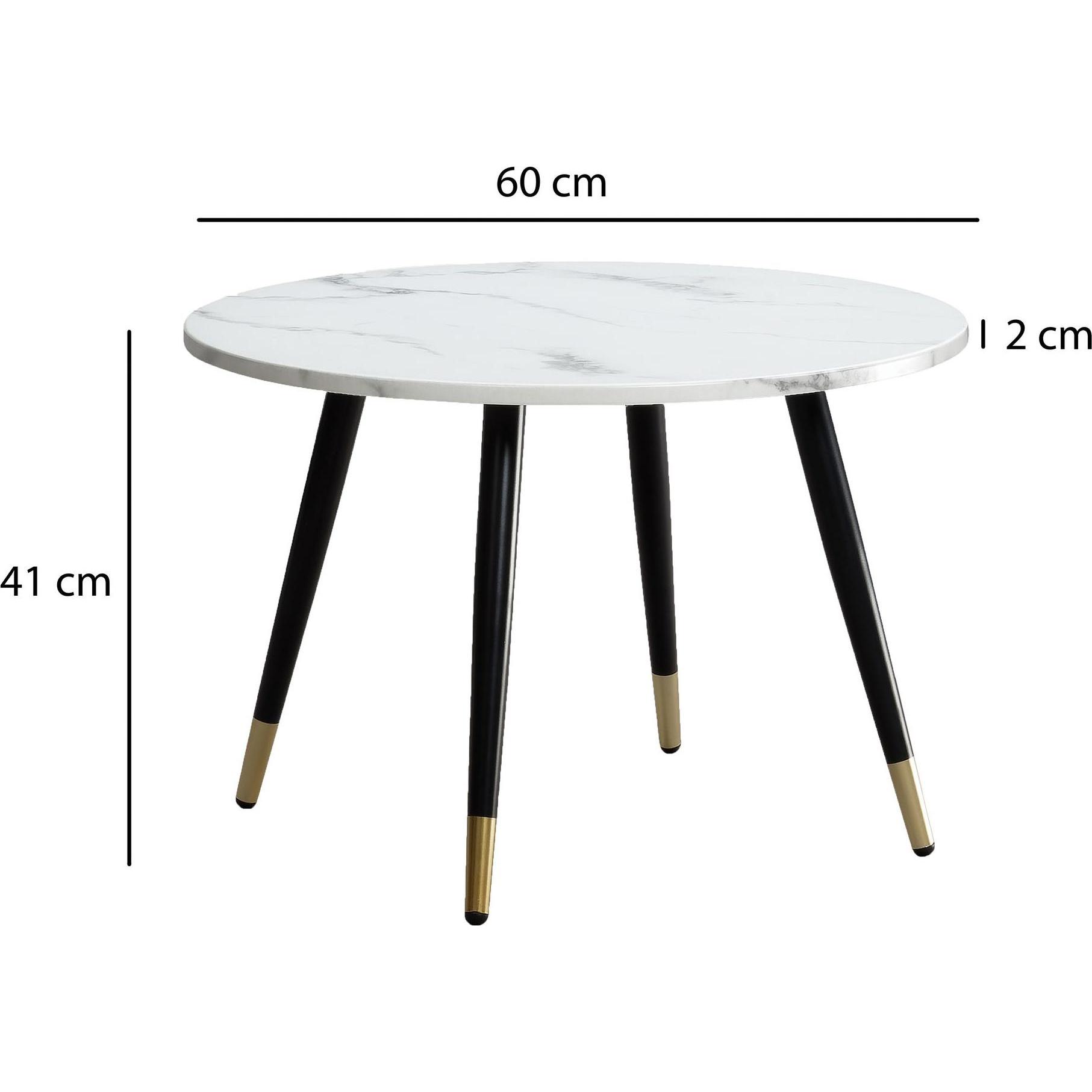 Thumbnail - FineBuy, Couchtisch + Beistelltisch, Sofatisch (60 x 60 x 41 cm)