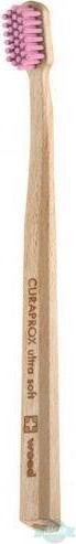 Actual product image Curaprox Naturally toothbrush CS Wood ultra soft (Extra soft)