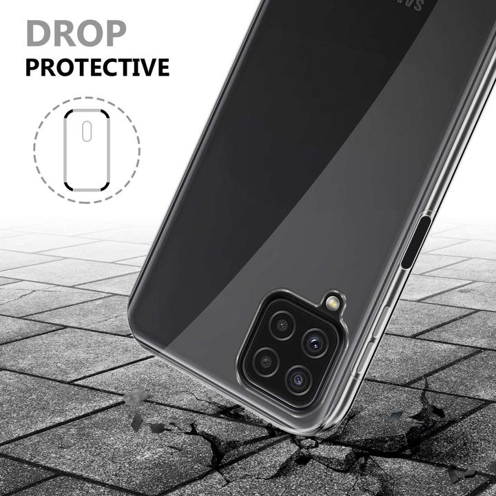 Produktbild Cadorabo TPU 360 Grad Case Hülle (Samsung Galaxy M22, Samsung Galaxy A22, Samsung Galaxy A32)