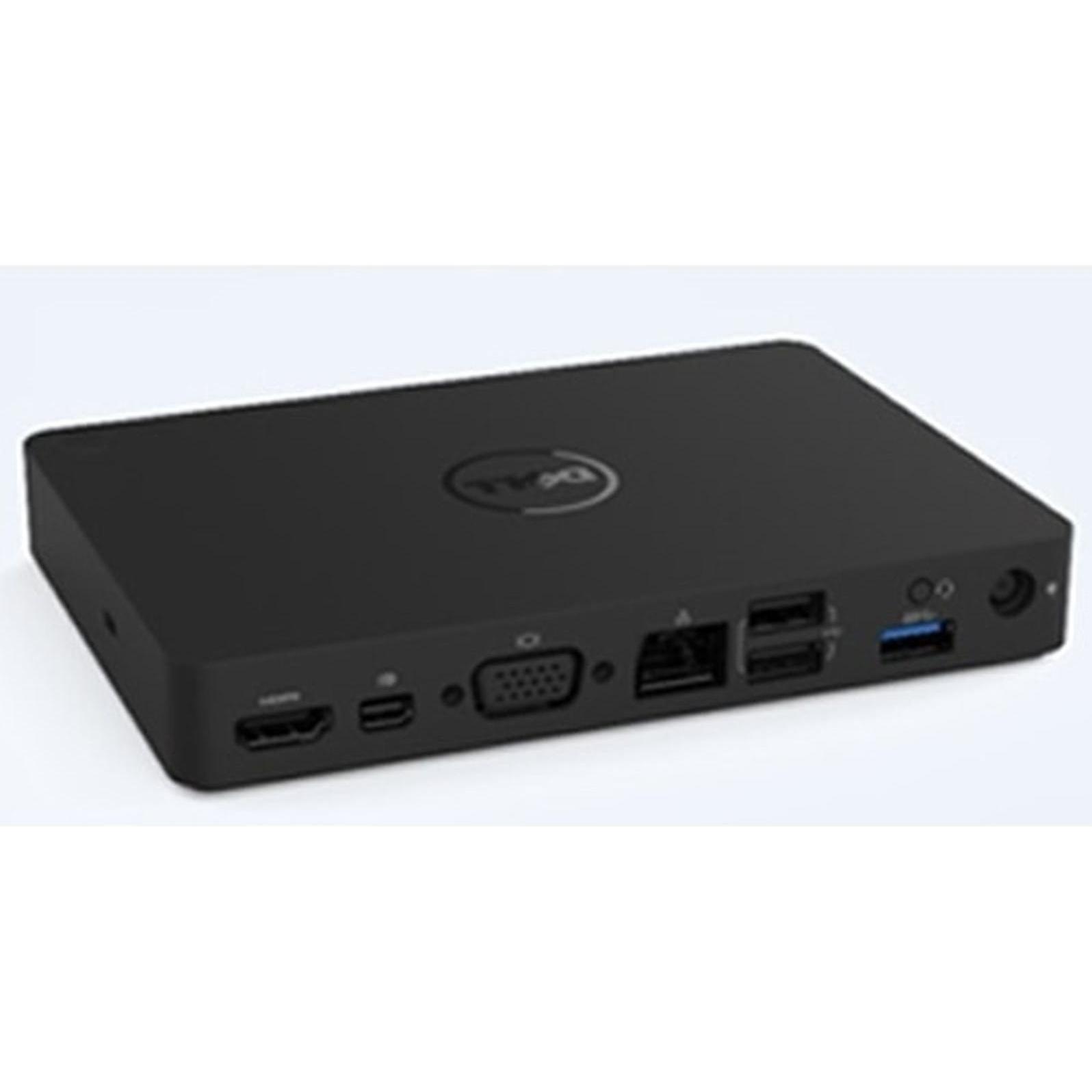 Dell WD15 Verkabelt USB 3.2 Gen 1 (3.1 Gen 1) Type-C (USB-C), Dockingstation + USB Hub, Schwarz