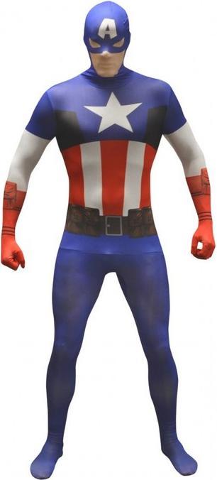 Morphsuits Marvel: Basic Captain America (L)