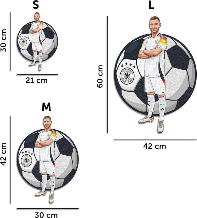 Produktbild Iconic Joshua Kimmich (Deutsche Nationalmannschaft) - Holz Puzzle Grösse M (270 Teile) (270 Teile)
