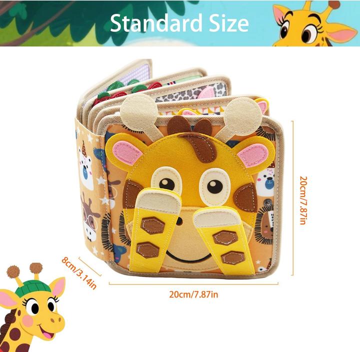 Activity Board Stoffbuch Baby,3D Filz beschäftigtes Brett Baby