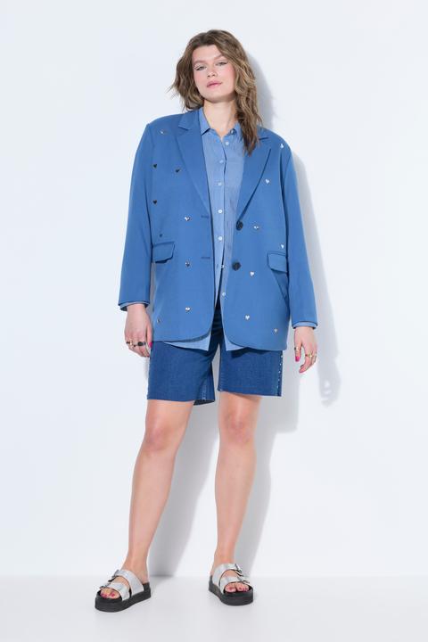 Actual product image Studio Untold Heart Studded Oversized Blazer (42, 44)