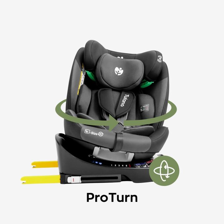 Productafbeelding Tulano Loom 35 Schwarz Grau Autositz (Kinderzitje)