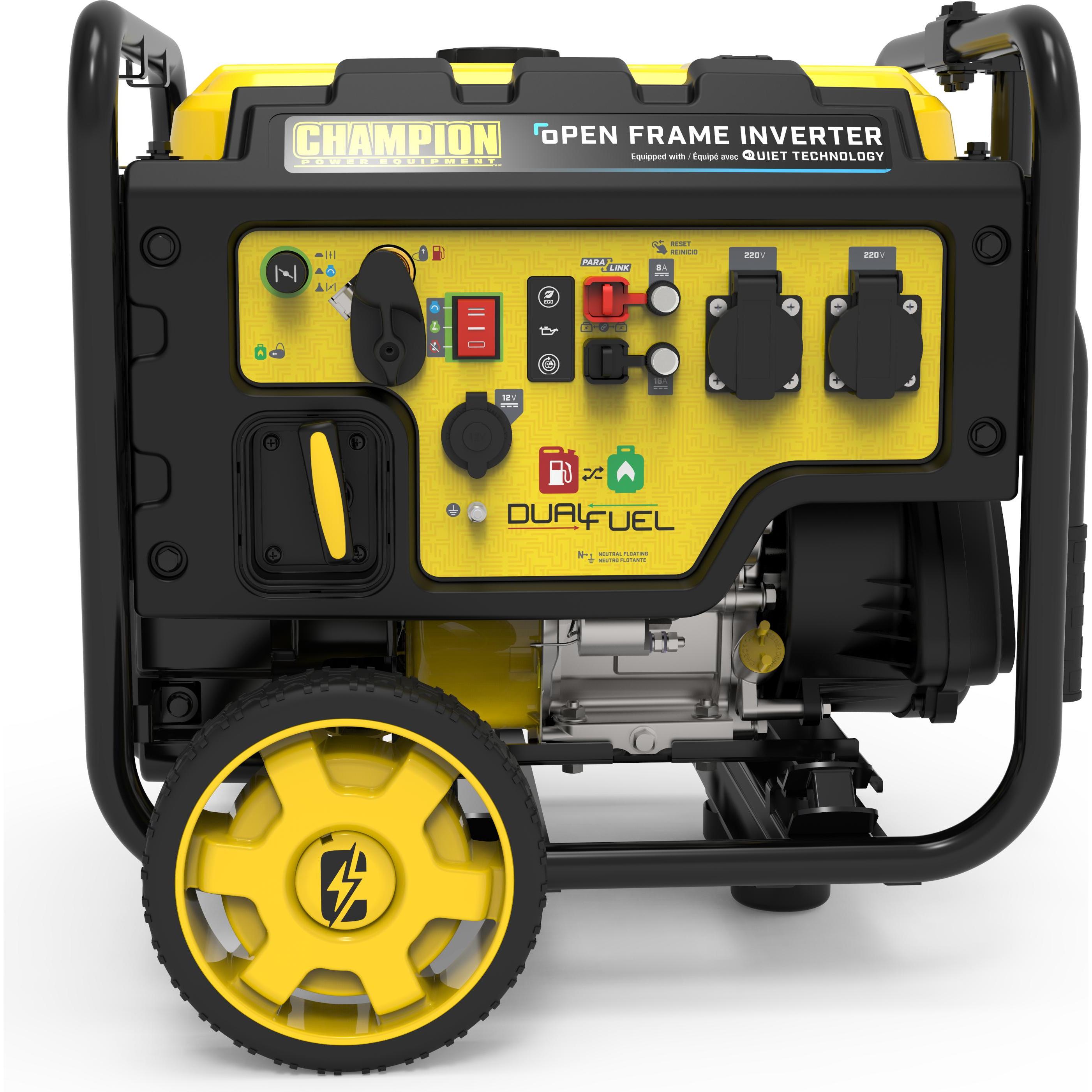 Thumbnail - Champion Power Equipment, Stromgenerator, 3600 Watt Dual-Fuel-Digital-Hybrid-Wechselrichter (3500 W, 0.60 l)