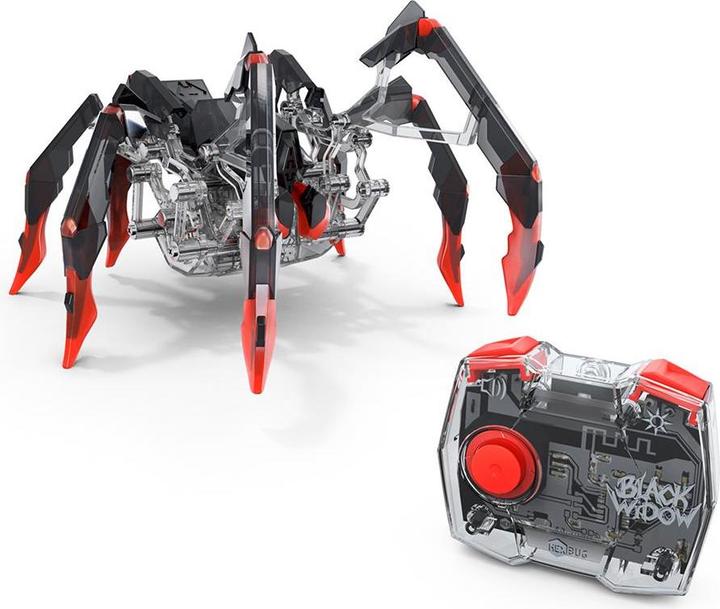 Hexbots HEX interaktives Spielzeug Black Widow