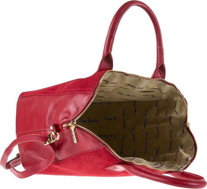 Produktbild Pierre Cardin Damen Handtasche Made In Italy - Modell Silvana Pro - 100% Leder - 40.0 X 26.0 X 17.0 Cm