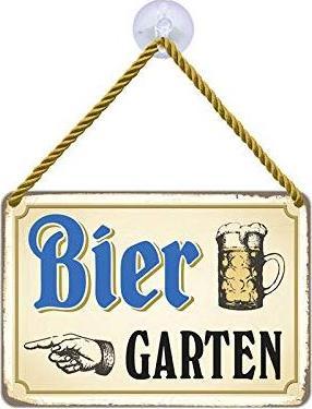Produktbild Puag Blechschild Biergarten (16.50 x 11.50 cm)