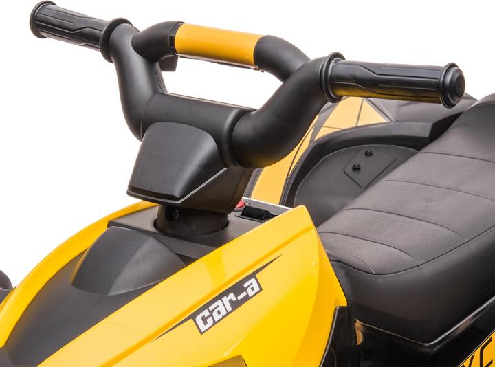 Image du produit Homcom Elektro-Quad Kunststoff, Metall Schwarz+Gelb (12 V)